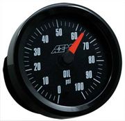 AEM 30-5133 Oil Pressure Gauge 0-100PSI w/Analog Face