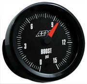 AEM 30-5144 Boost Pressure Gauge 0-15PSI with Analog Face