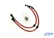 Agency Power AP-S13-405 Steel Braided Front Brake Line Nissan 240SX S14
