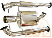 AVO avoS2102G3HA001J 3" Stainless Steel Cat-Back Exhaust 04-07 Subaru Impreza STI