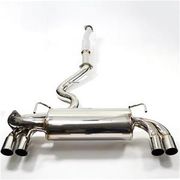 AVO avoS2D11M3KBTWNT 3" Stainless Steel Cat Back Exhaust 11+ Subaru STI / WRX Sedan