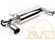 AVO avoS2F07M3HA001T 3" Stainless Steel Cat-Back Exhaust 08+ Subaru Impreza STI Hatchback