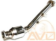 AVO avoS6Z12E3G7065T 2.5" SS Front Pipe & 5" Cat w/ Ceramic Coating 13+ Scion FR-S