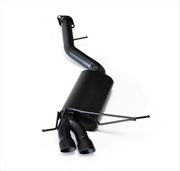 Berk Technology BT1801-M-HPC Axle-Back Exhaust w/ Satin Black Ceramic Coating 08+ BMW 135i E82