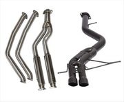 Berk Technology BT1801-SMP-HPC Downpipe Back Race Exhaust w/ Muffler Delete - Ceramic Coated 08+ BMW 135i E82