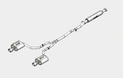 Borla 140386 Cat-Back Exhaust System 09-10 Nissan Maxima 3.5L