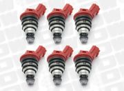 Deatschwerks 01J-00-0370-6 370cc Side Feed Injectors 90-96 Nissan 300zx