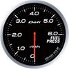 DEFI DF10301 60MM Fuel Pressure White Defi Advance BF Gauge