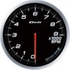 DEFI DF10701 60MM Tach 9000RPM White Defi Advance BF Gauge