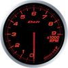 DEFI DF10702 60MM Tach 9000RPM Amber Defi Advance BF Gauge