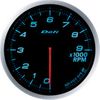 DEFI DF10703 60MM Tach 9000RPM Blue Defi Advance BF Gauge