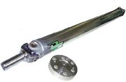 DriveShaft TOSH7 1-Piece Pro-Series Chromoly Driveshaft W/ Aluminum Conversion Plate 93-98 Toyota Supra Turbo