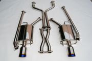 Invidia HS07IG4G3T Q300 Catback Exhaust Single Layer Titanium Tips Infiniti G35