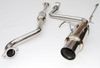 Invidia HS08SI4GTP N1 Resonator w/ Stainless Steel Tip Cat-Back Exhaust 08-11 Subaru Impreza Sedan 4Dr 2.5 Non-Turbo