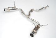Invidia HS11STIGTP N1 Twin Outlet Single Layer Tip SS Cat-Back Exhaust 08-Up Subaru WRX/STI Sedan