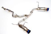 Invidia HS11STIGTT N1 Twin Outlet Single Layer Titanium Tip Cat-Back Exhaust 08-Up Subaru WRX/STI Sedan