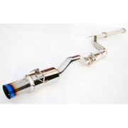 Invidia HS12HC2GTT N1 Single Burnt Titanium Tip Cat-Back Exhaust 12-Up Honda Civic Si K24 Coupe