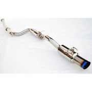 Invidia HS12HC4GTT N1 Single Burnt Titanium Tip Cat-Back Exhaust 12-Up Honda Civic Si K24 Sedan