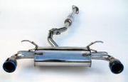 Invidia HS12SSTG3T Q300 Rolled Titanium Tip Cat-Back Exhaust 12-Up Toyota BRZ GT86
