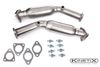 Kinetix Racing Test Pipe w/ In-Line Resonator - 03-06 Nissan 350z