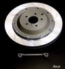 Mines Rear Big Brake Rotor Upgrade Kit - Nissan GT-R R35