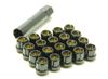 Muteki 31885B Open-Ended Lug Nuts 12x1.25mm Black