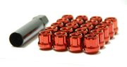Muteki 31885R Open-Ended Lug Nuts 12x1.25mm Red