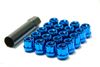 Muteki 31886U Open-Ended Lug Nuts 12x1.50mm Blue