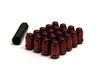 Muteki 41885R Closed-Ended Lug Nuts 12x1.25mm Red