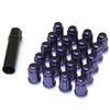 Muteki 41886L Closed-Ended Lug Nuts 12x1.50mm Purple
