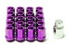 MXP MXPYKY3P X-Dura Lug Open-Ended Lug Nuts 12x1.25mm Purple