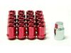 MXP MXPYKY3R X-Dura Lug Open-Ended Lug Nuts 12x1.25mm Red