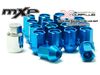 MXP MXPYKY3U X-Dura Lug Open-Ended Lug Nuts 12x1.25mm Blue