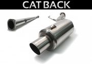 Perrin PEP-EXT-300BR Catback Exhaust Brushed Mitsubishi Evolution 8/9
