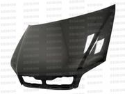 Seibon HD0203MITLAN-OE Carbon Fiber OEM-Style Hood 02-03 Mitsubhishi Lancer