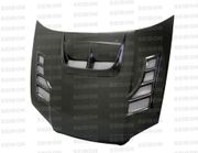 Seibon HD0405SBIMP-CW Carbon Fiber CW-Style Hood 04-05 Subaru Impreza WRX/STI