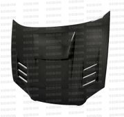 Seibon HD0405SBIMP-CWII Carbon Fiber CWII-Style Hood 04-05 Subaru Impreza WRX/STI