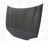Seibon HD9295HDCV2D-OE Carbon Fiber OEM-Style Hood 92-95 Honda Civic 2DR/HB