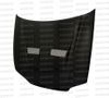 Seibon HD9295HDCV4D-XT Carbon Fiber XT-Style Hood 92-95 Honda Civic 4DR