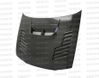 Seibon HD9801SBIMP-CW Carbon Fiber CW-Style Hood 98-01 Subaru Impreza WRX/STI