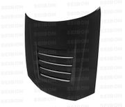 Seibon HD9901NSR34S-DS Carbon Fiber Hood 99-01 Nissan Skyline R34 GT-S