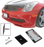 Stillen 105350 Front License Plate Bracket 03-04 Nissan 350Z