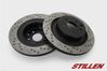 Stillen INF3101XS Rear Cross Drilled & Slotted Brake Rotors 06-07 Infiniti M45