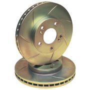 Stillen NIS1601S Rear Slotted Brake Rotors 91-00 Nissan Sentra