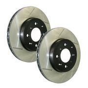 StopTech 126.42042 Rear Slotted Rotors 2/94-6/96 Nissan 240SX