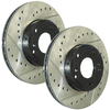 StopTech 127.42042 Rear Drilled & Slotted Rotors 89-1/94 Nissan 240SX StopTech 127.42042 Rear Drilled & Slotted Rotors 89-1/94 Nissan 240SX
