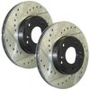 StopTech 127.42060 Front Drilled & Slotted Rotors 95-97 Nissan 200SX