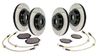 StopTech 977.42001 Stage 2 Slotted Brake Kit 8/02-03 Infinti G35