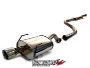 Tanabe T70003 Cat-Back Exhaust System 92-95 Honda Civic Coupe Sedan
