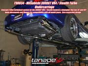 Tanabe T90034 Concept G Blue Turboback Exhaust System 90-99 Mitsubishi 3000GT